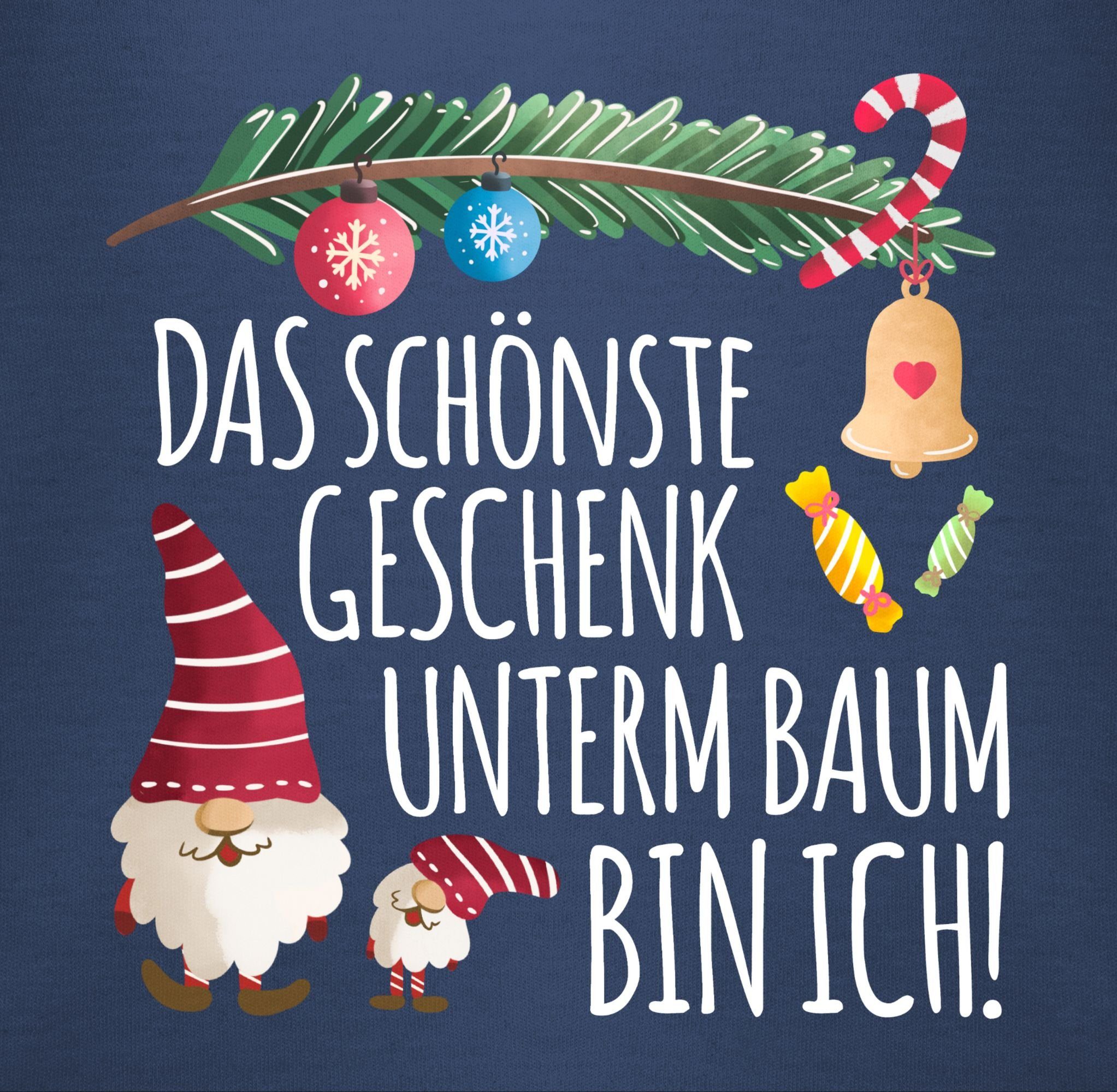 schönste Navy Geschenk unterm Weihnachten bin Shirtracer 1 - Blau Wichtel Baum T-Shirt Kleidung ich! Baby Das