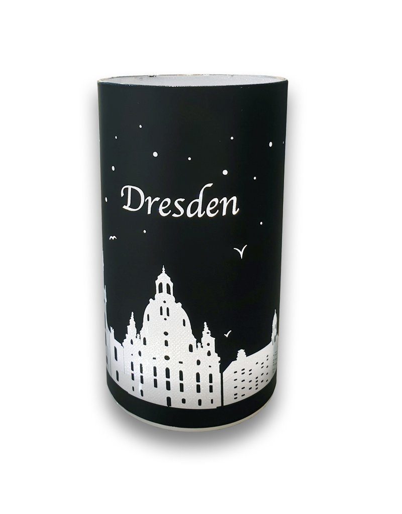 LED integriert, Goldbach schwarz-silber fest Warmweiß, Dresden, LED Dekolicht