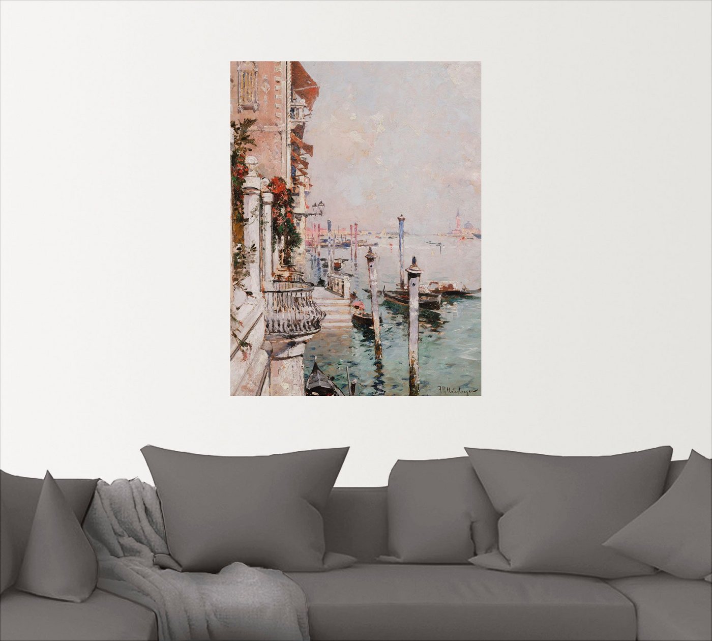 Artland Wandbild »Der Canal Grande, Venedig.«, Italien (1 Stück), in vielen Größen & Produktarten -Leinwandbild, Poster, Wandaufkleber / Wandtattoo auch für Badezimmer geeignet-kaufen
