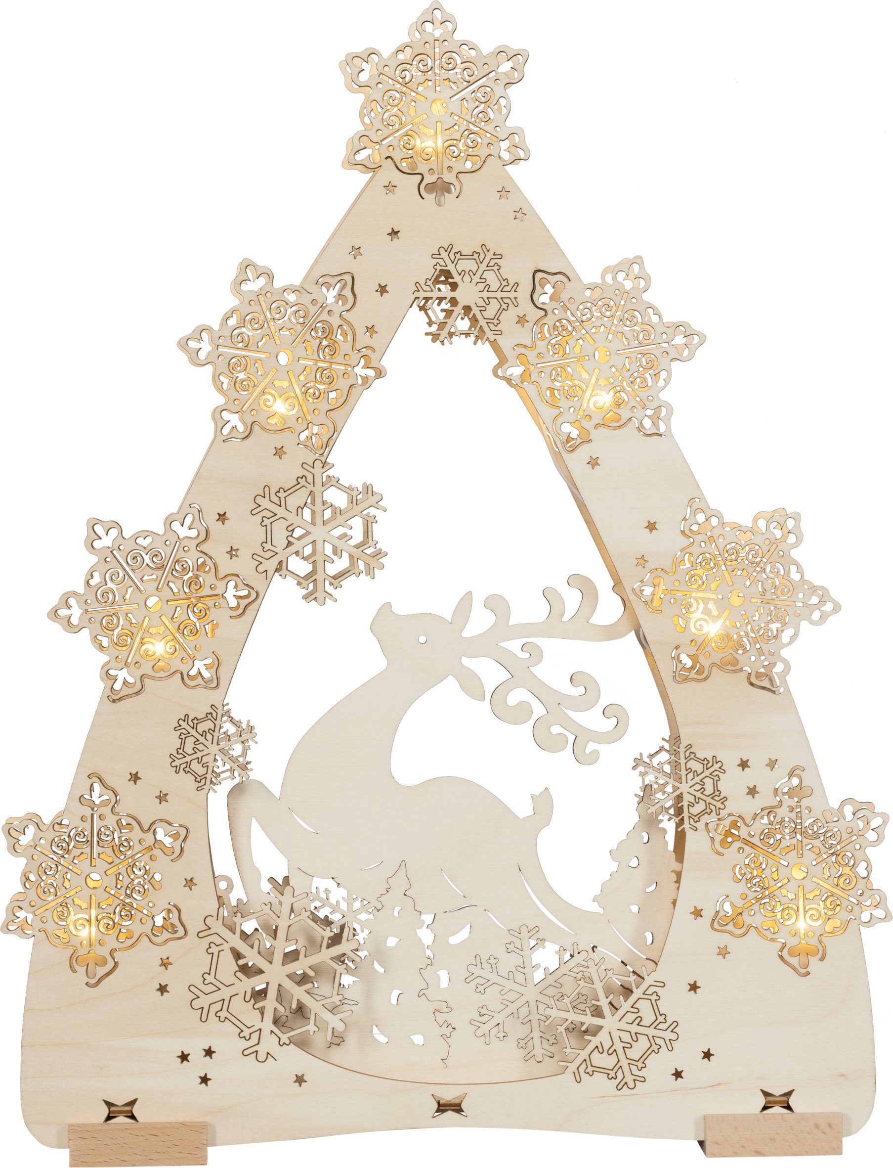 SAICO Original LED Schwibbogen 3D-Lichterspitze, Winterzauber, Premium LED- günstig online kaufen