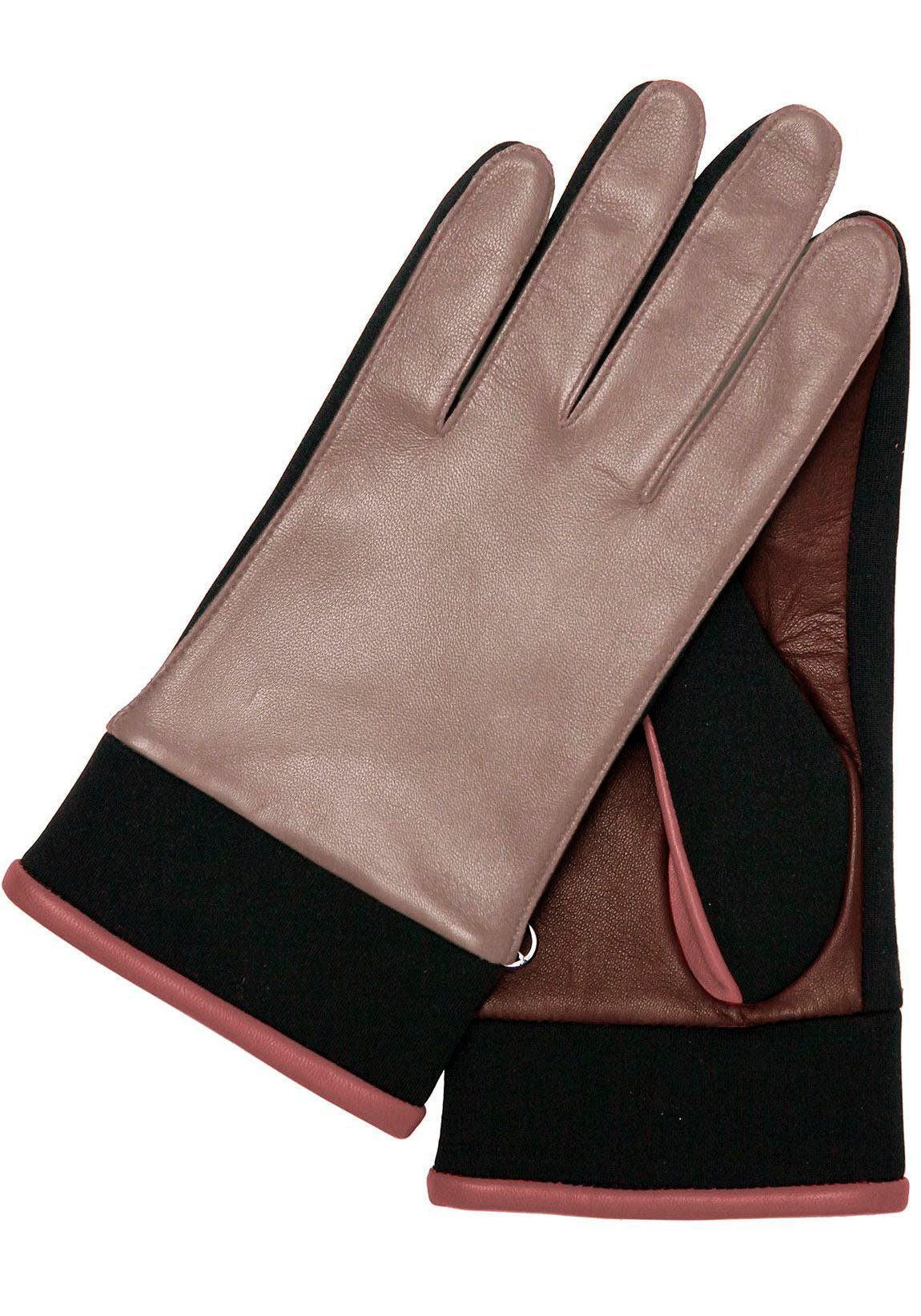 KESSLER Lederhandschuhe Stella Neopreneinsätze mulitcolor | Handschuhe