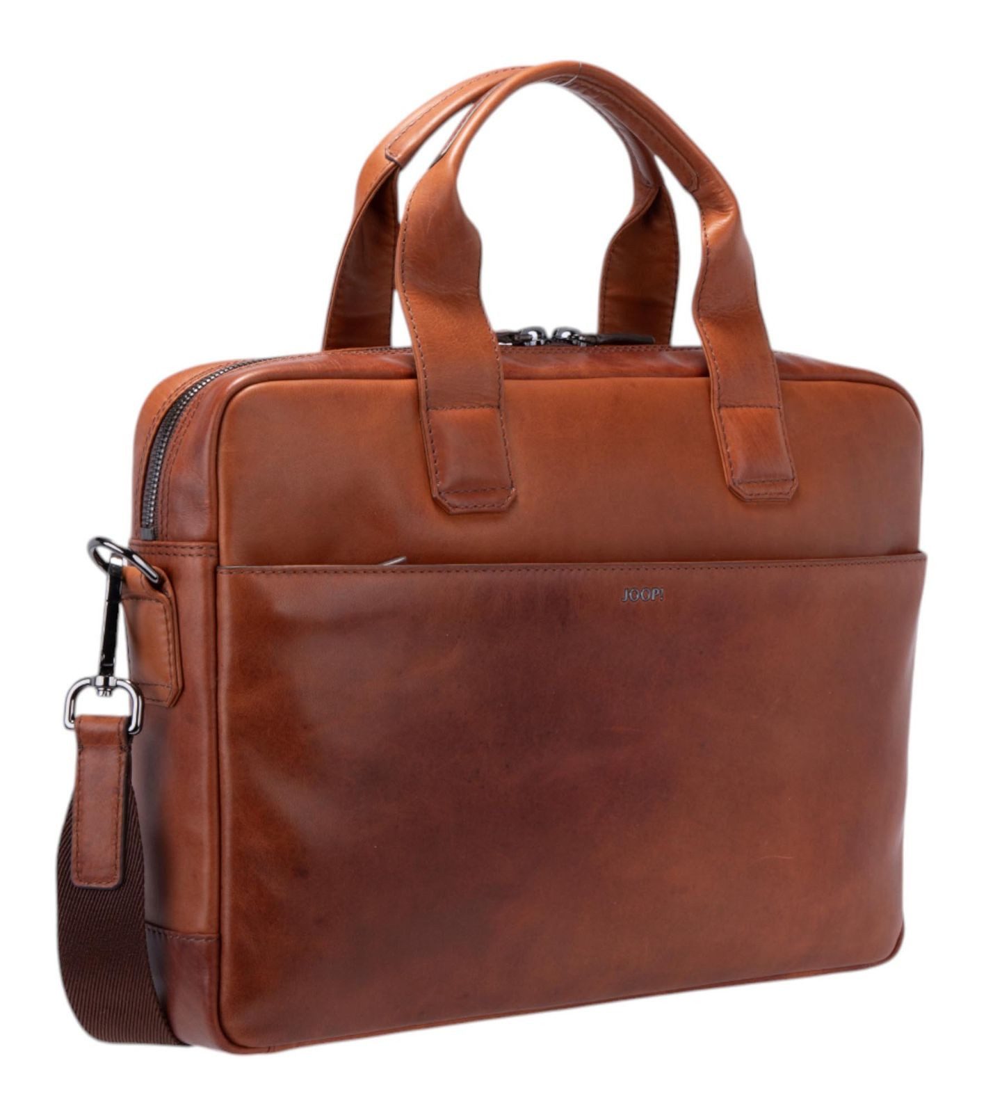 JOOP! Businesstasche Pandion Briefbag, aus echtem Rindsleder