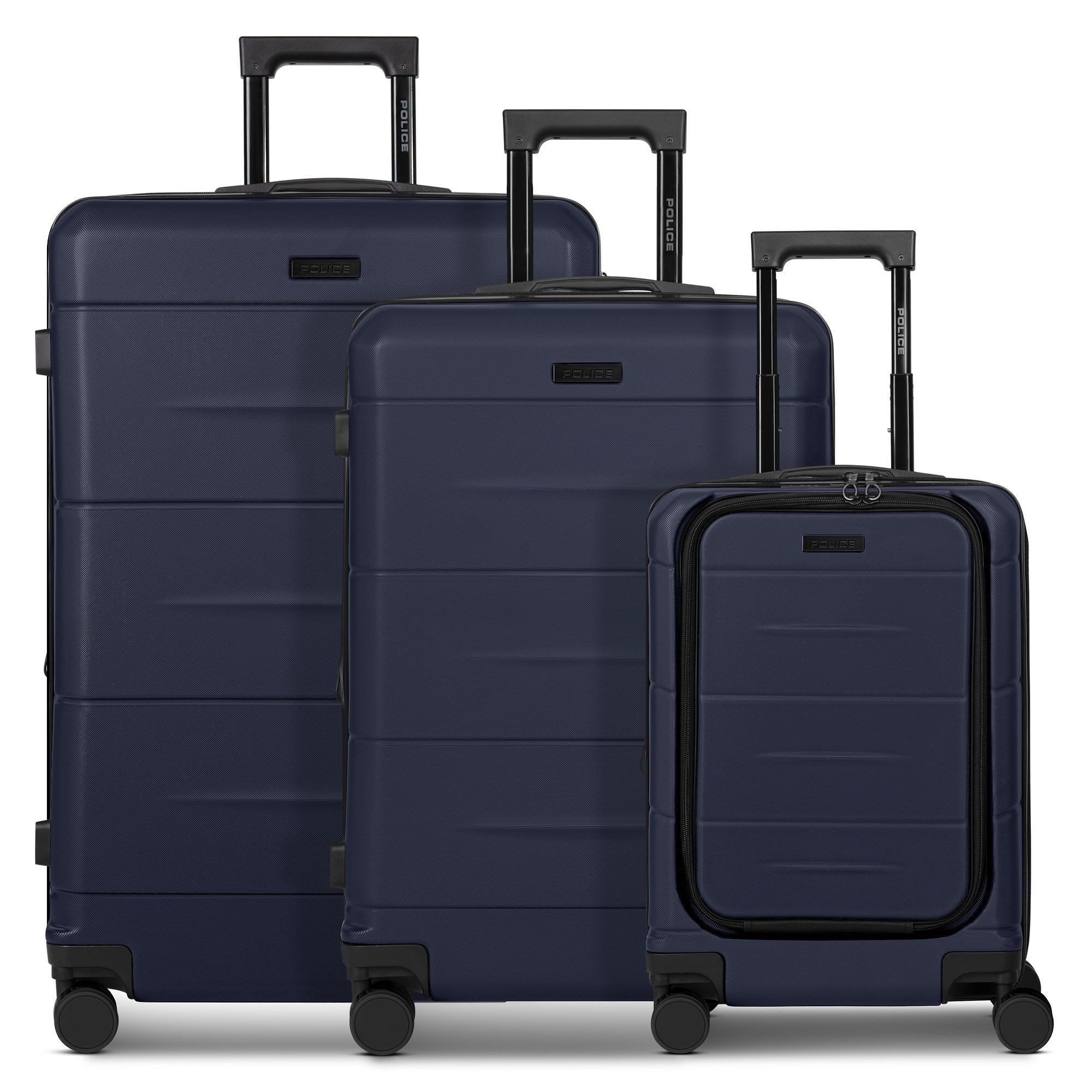 Police Trolleyset London, 4 Rollen, (3-teilig, 3 tlg), ABS