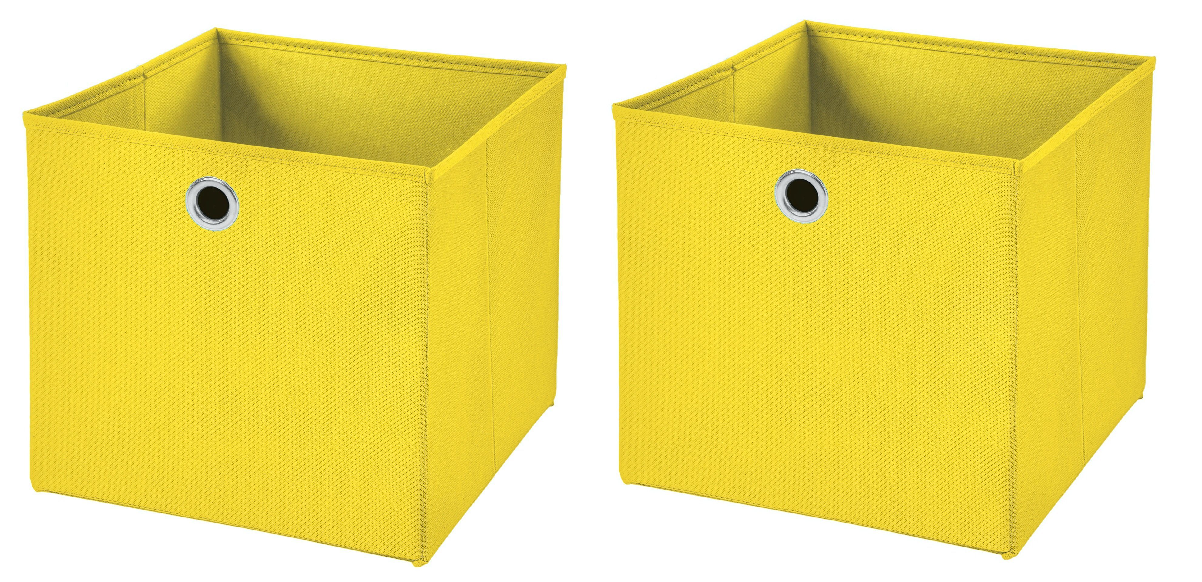 StickandShine Faltbox 2 Stück Складные коробки 28 x 28 x 28 cm faltbar ohne Deckel Stoffbox