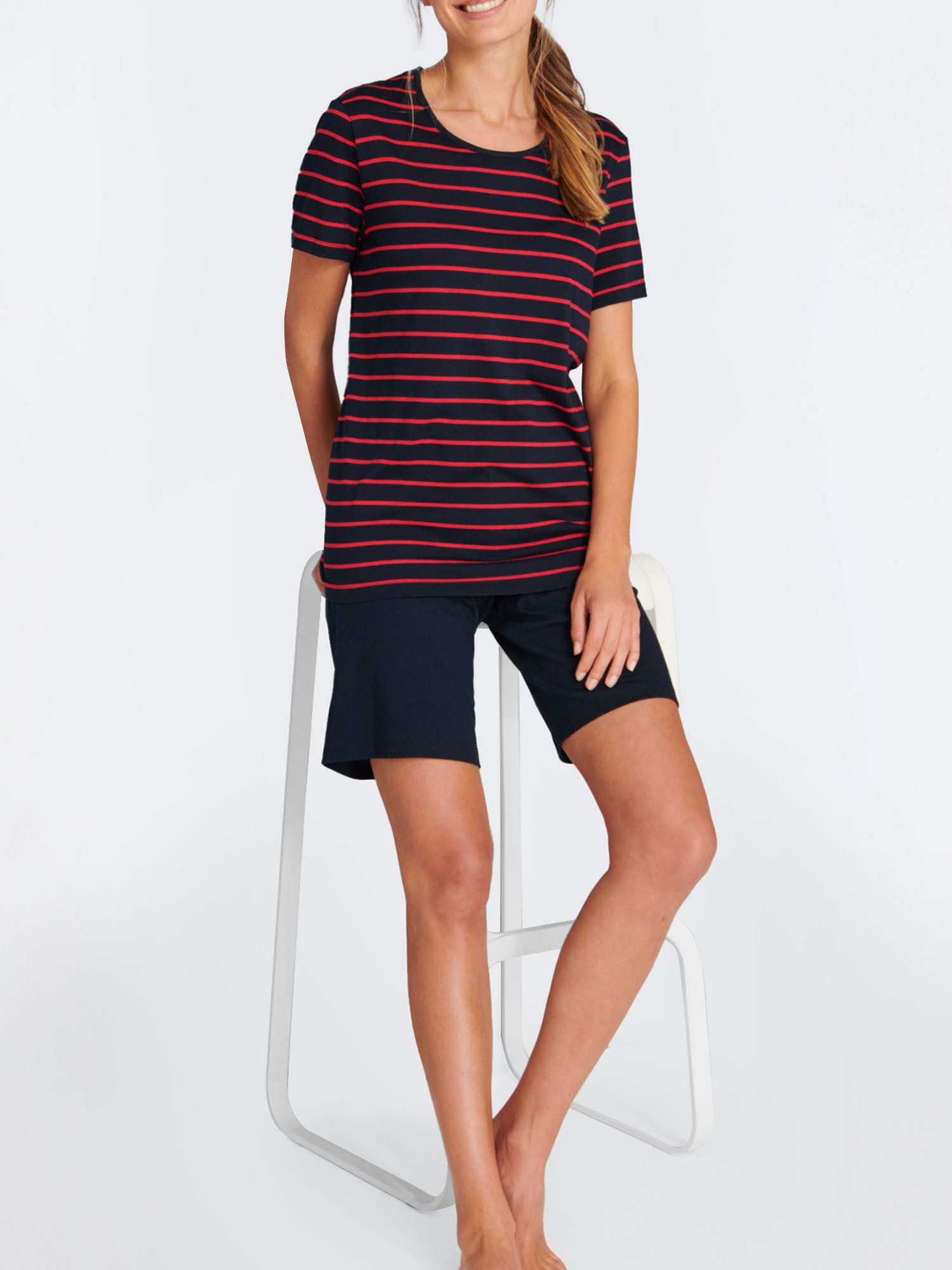 Schiesser Pyjama Kurzarm Sleepwear