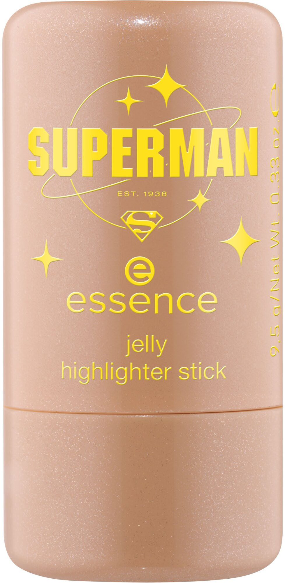 Essence Highlighter SUPERMAN JELLY HIGHLIGHTER STICK, 3-tlg., geleeartige Textur mit Kühleffekt, wässrige Formel, natürlicher Glow