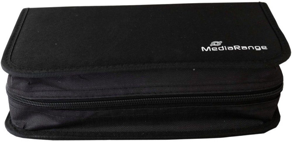 Mediarange CD-Hülle Tasche Storage Wallet für 96 BD / CD / DVD in schwarz