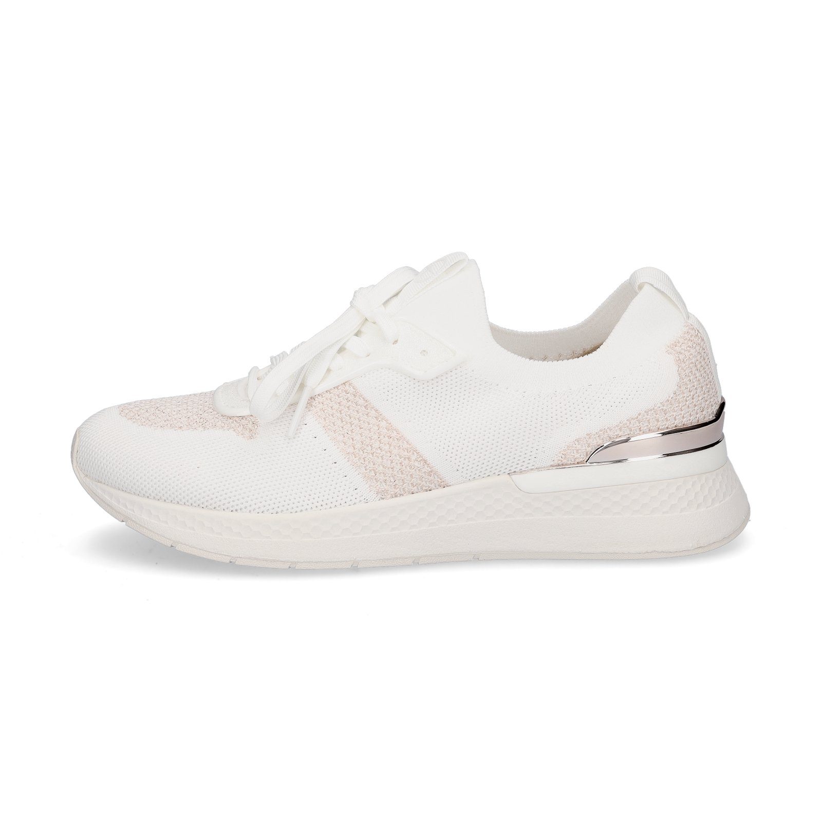 Tamaris Tamaris Damen Strick Sneaker weiß günstig online kaufen