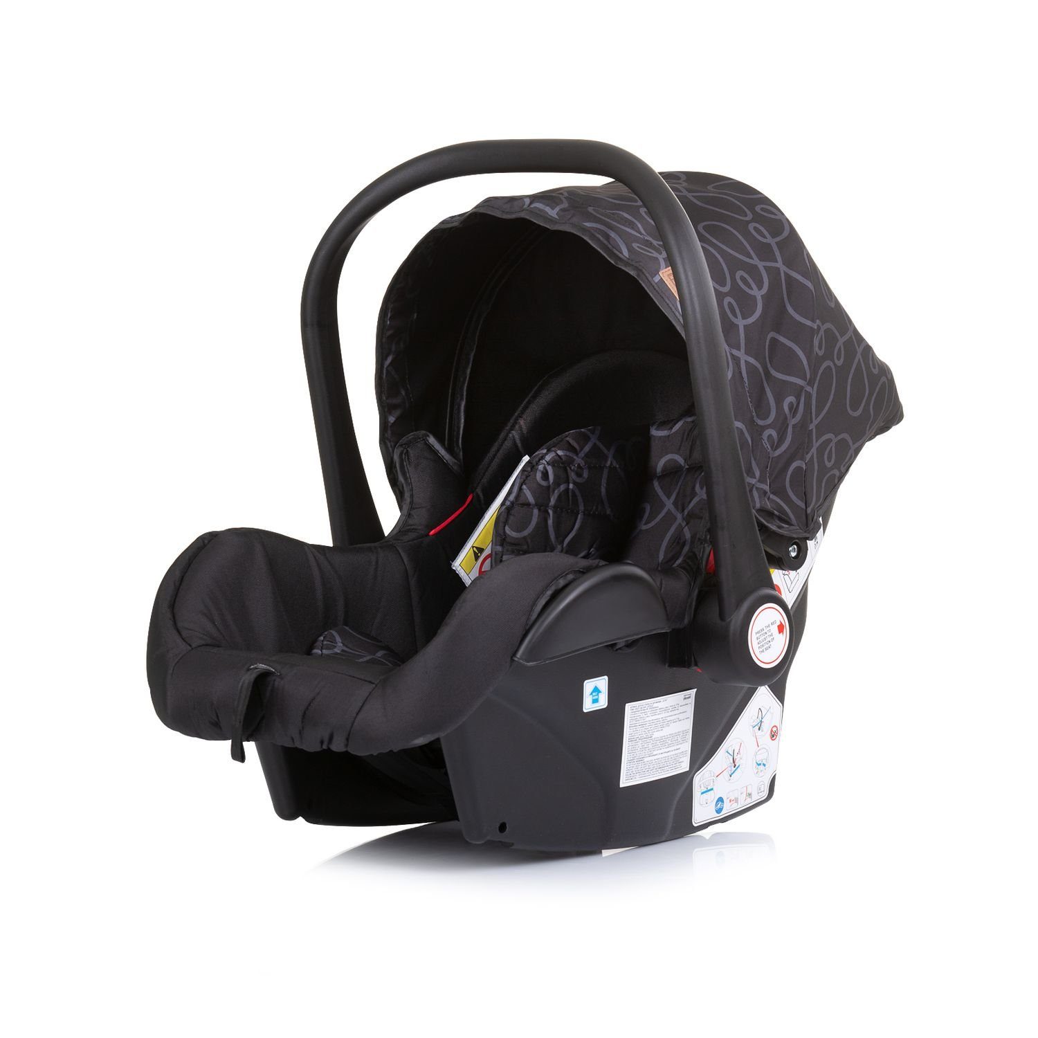 kg, - 13 0+, verstellbar leicht, Babyschale Gruppe Chipolino black Babyschale bis: 13 (0 kg), Estelle Gurt