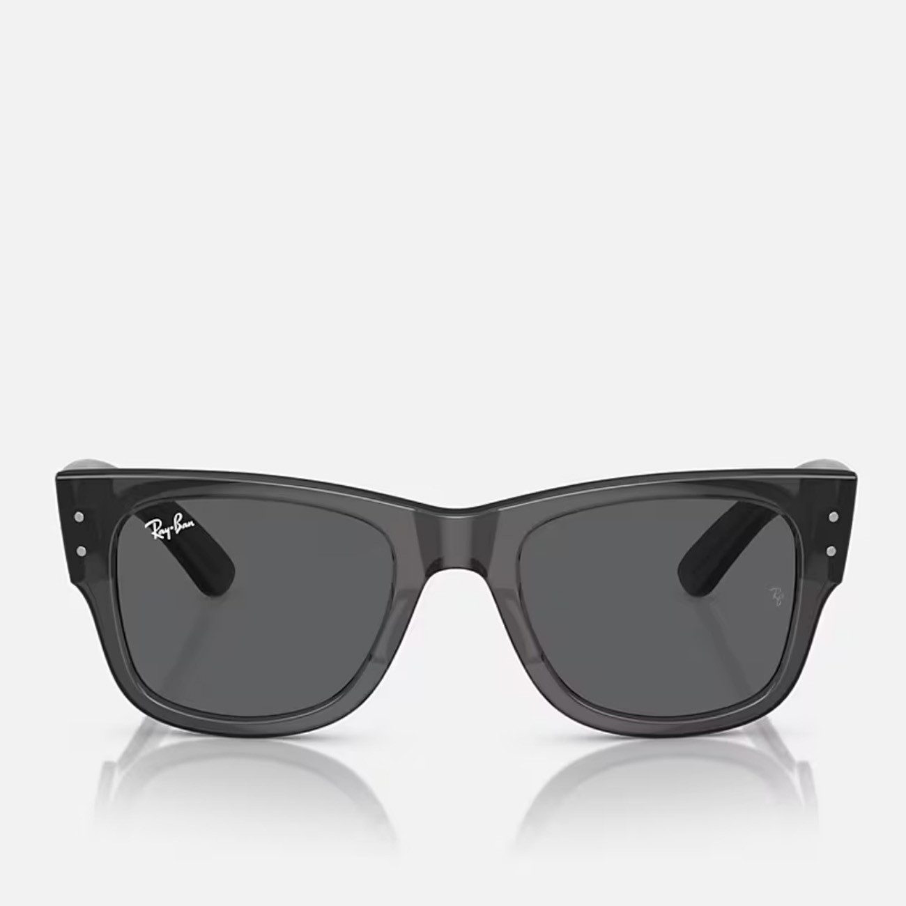 Ray-Ban Sonnenbrille Ray-Ban Mega Wayfarer Transparent Black Dark Grey