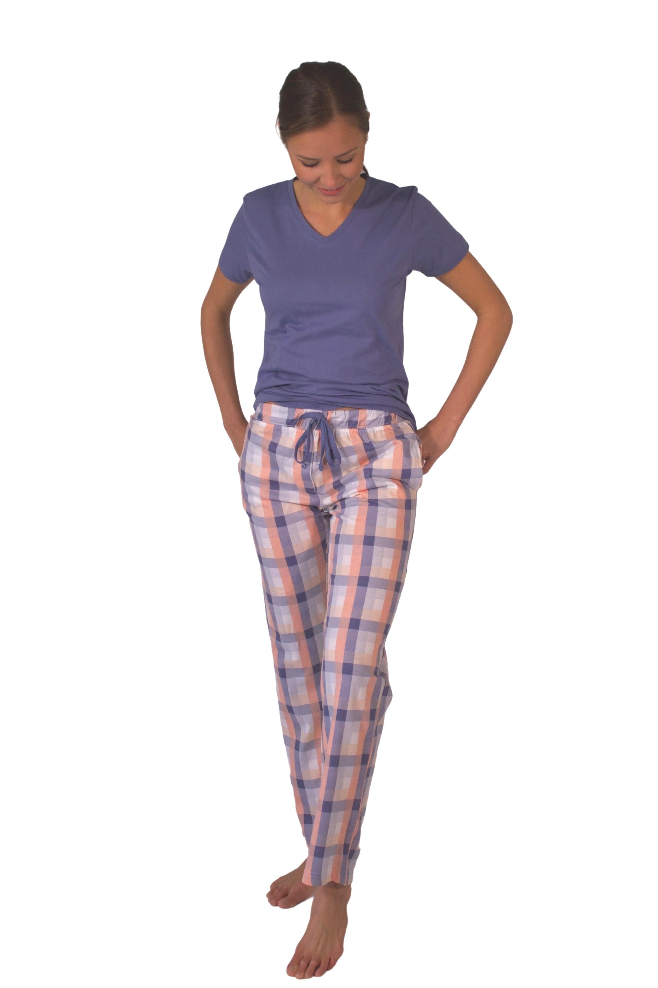 Consult-Tex Pyjama Damen Pyjama Schlafanzug SUN9 (Spar-Set) Lange Hose