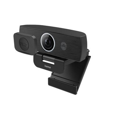 Hama Ultra HD2160p Webcam mit flexiblem Neigungswinkel, Rauschunterdrückung Webcam (Zusatzfunktionen: 1/4 Zoll-Gewinde, Autom. Belichtungsanpassung)