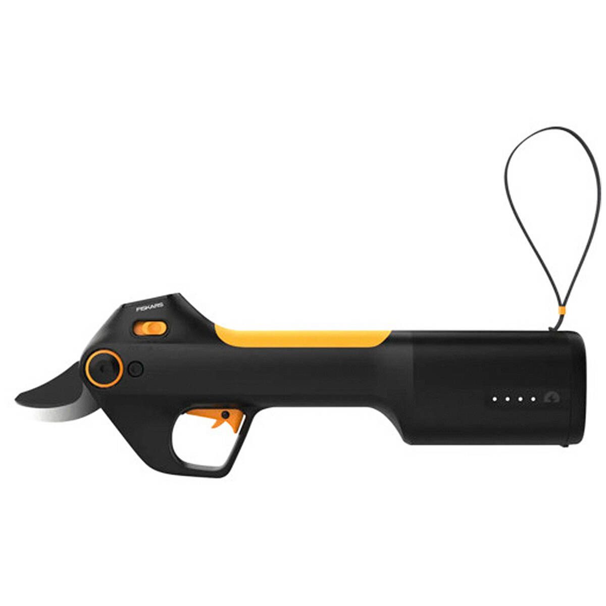 Fiskars Gartenschere ePruner M Bypass, (Set, inkl. 4.0 Ah Akku), Bürstenloser Motor, USB-C, Abzugssicherung