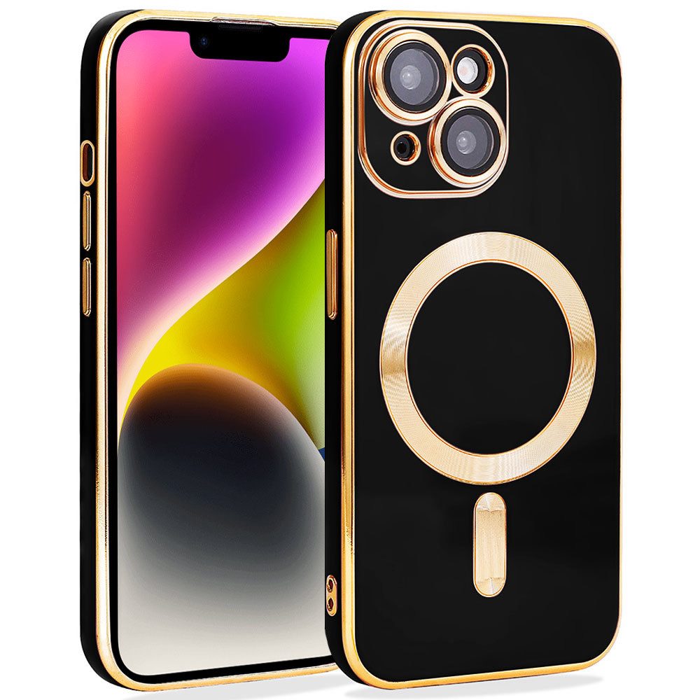 FITSU Handyhülle Hülle für iPhone 14 Handyhülle MagSafe kompatibel mit Kameraschutz 6,1 Zoll, MagSafe kompatible Schutzhülle für iPhone 14 Hülle Case Handyschale