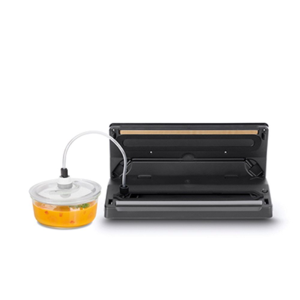 Caso Vakuumierer VR 394 Vakuumiergerät mit Doppelschweißnaht, Vakuumierschlauch Länger Frische & Sous-Vide Ready