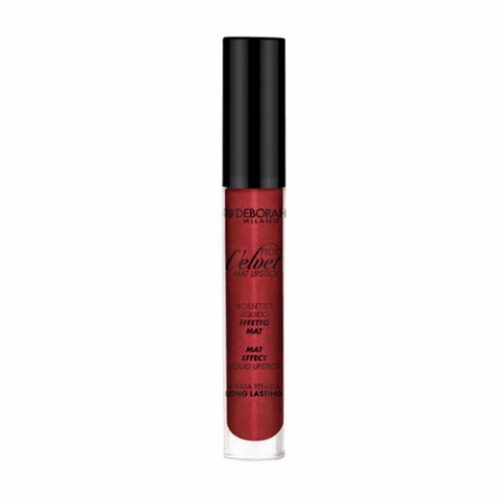 Deborah Milano Lippenstift Fluid Velvet Matte Liquid Lipstick 51 Metallrot 4,5 g