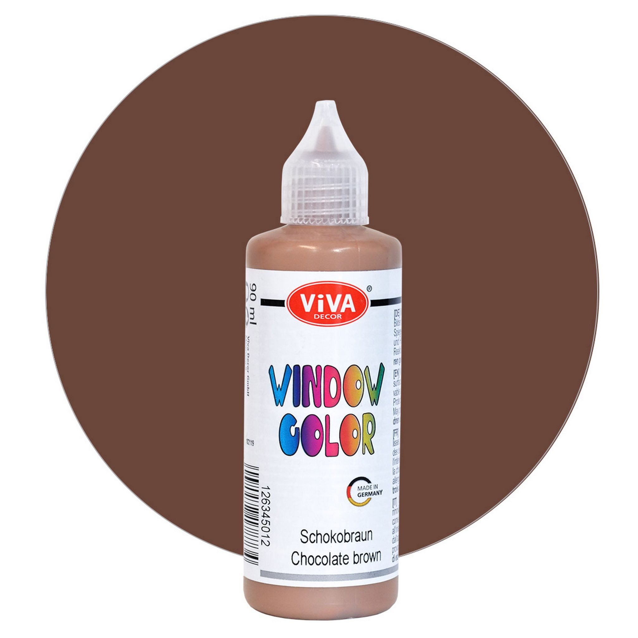 Viva Decor Fensterbild ViVA DECOR Window Color 80ml, Schokobraun