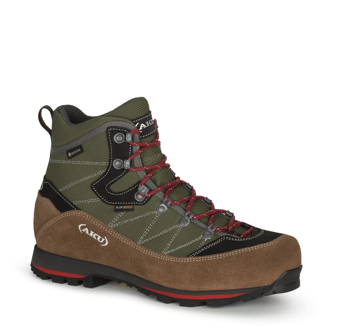 AKU Trekker Lite III Wide GTX (wasserdicht, weit) grün/braun Herren Wanderschuh