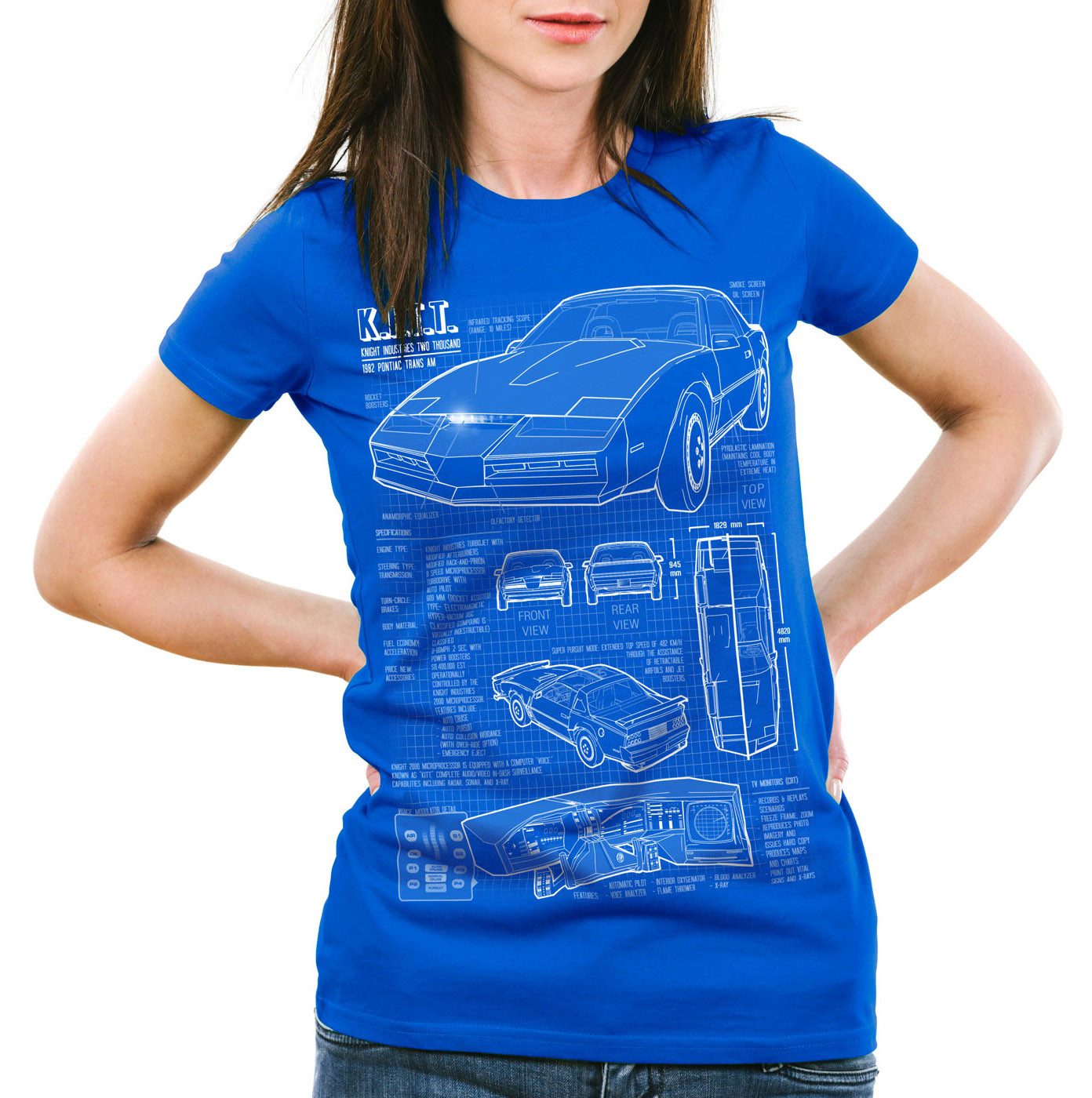 style3 T-Shirt K.I.T.T. trans am michael günstig online kaufen