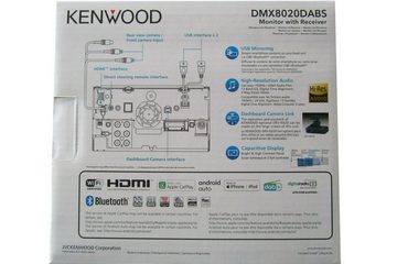 DSX Kenwood DMX8020 DABS USB Bluetooth Wireless CarPlay Autoradio (Digitalradio (DAB)