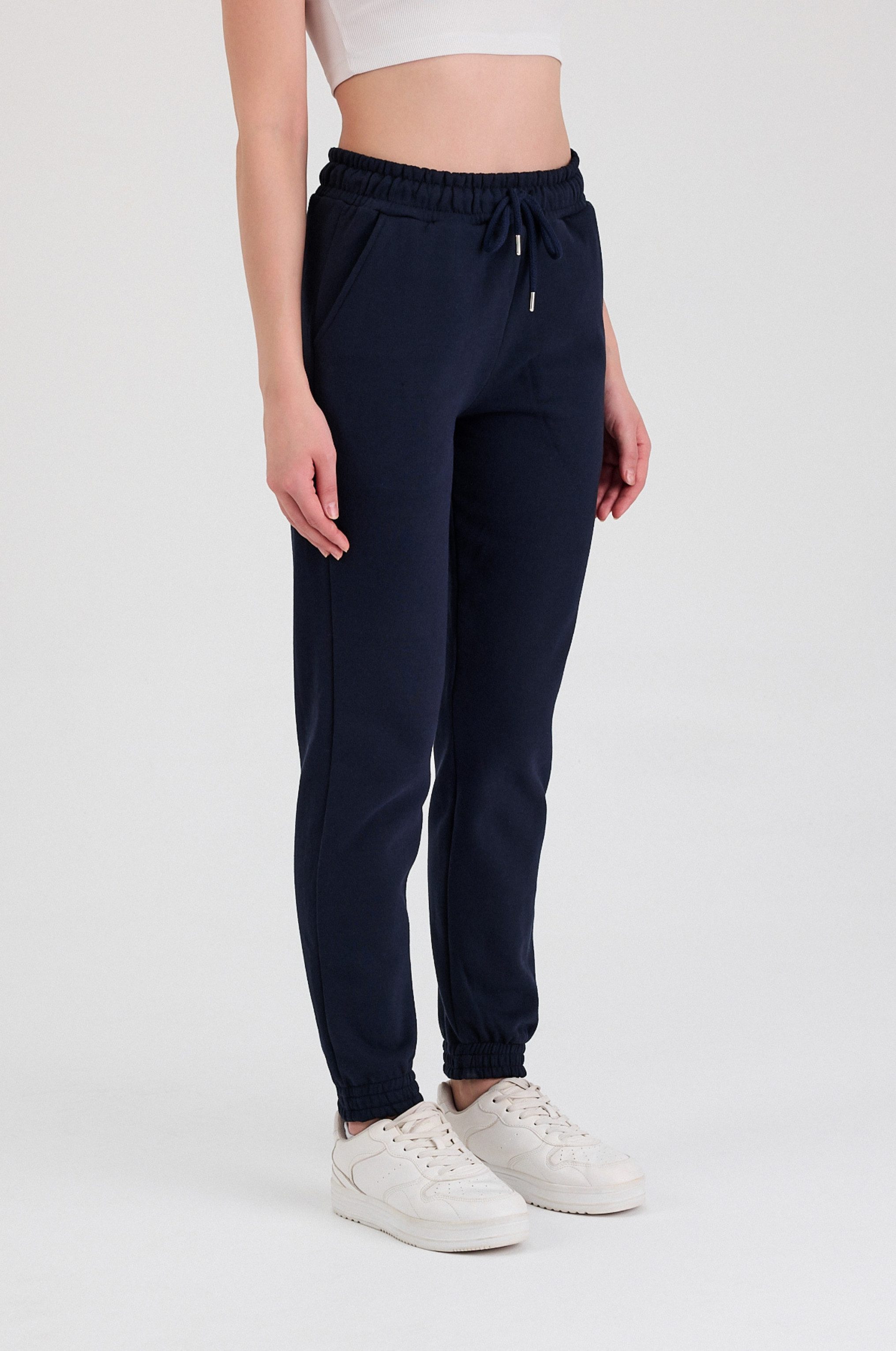 Jogginghose Damen -Baumwolle Warme Sporthose, Freizeithosen, Sweatpants