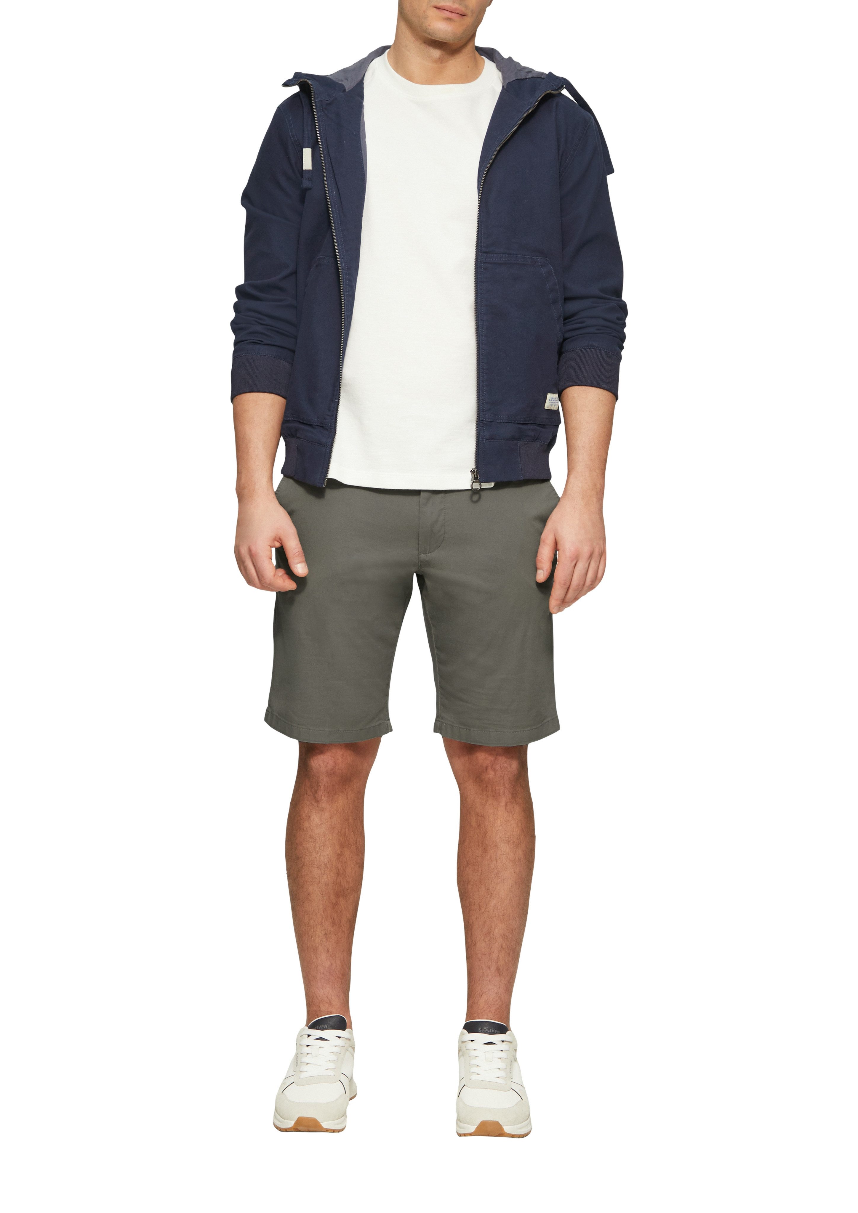 s.Oliver Chinoshorts Sommerhose mit Waschung günstig online kaufen