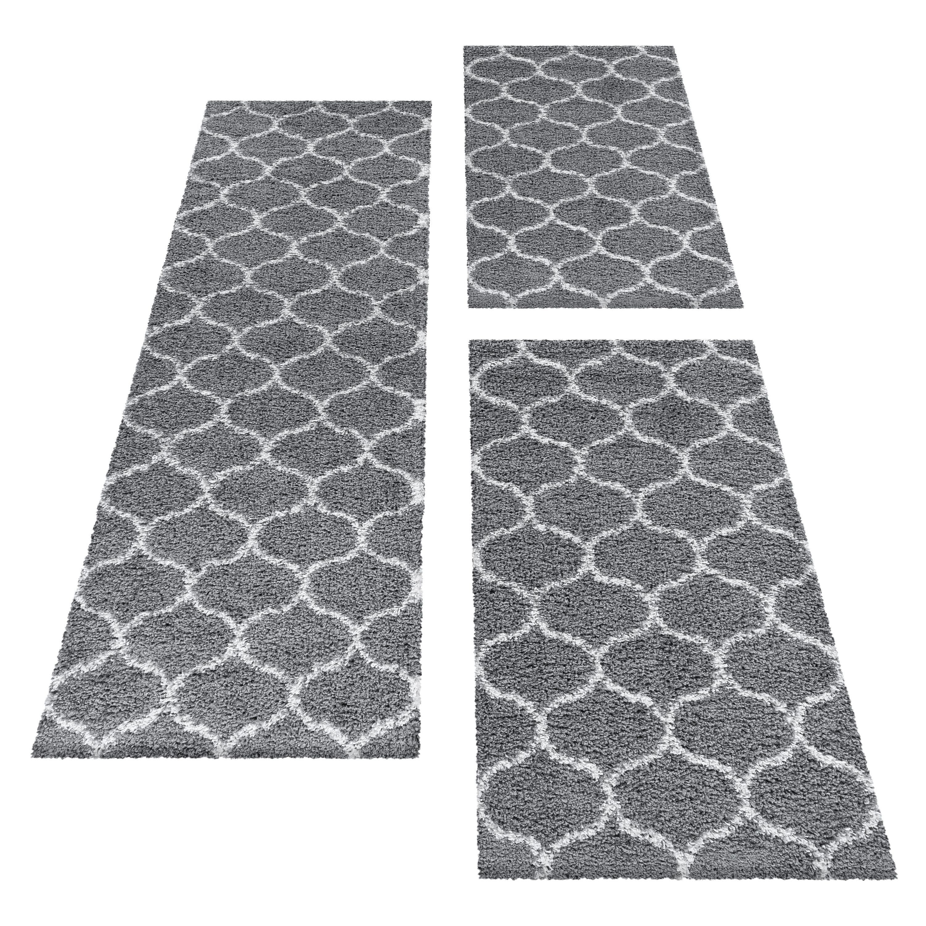 Carpettex Hochflor-Bettumrandung Skandinavisches Design, Höhe 30 mm, (Bett- günstig online kaufen