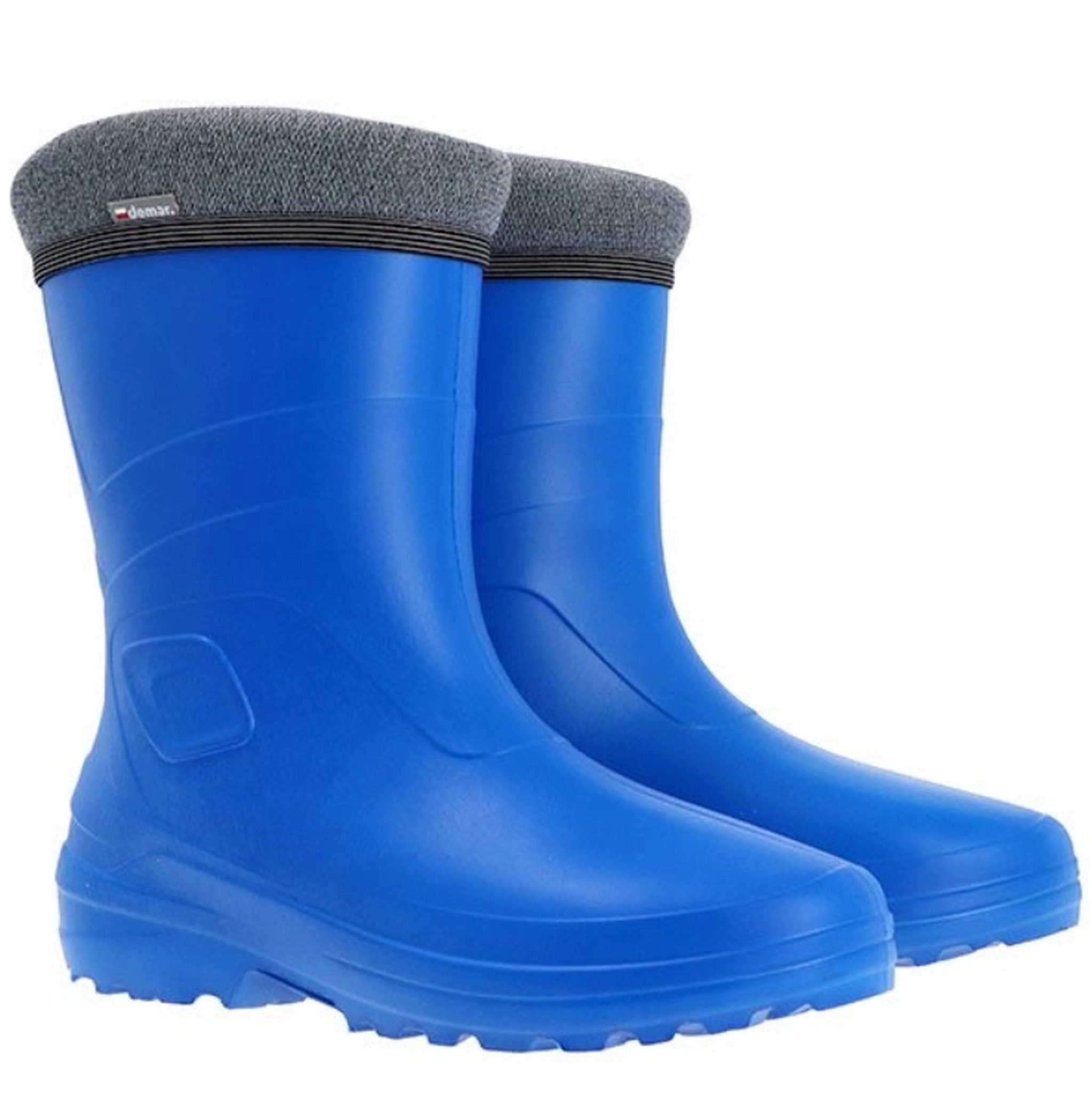 Demar Ultraleichte Mädchen Damen Gefütterte Gummistiefel Eva - Blau Lucy Gummistiefel