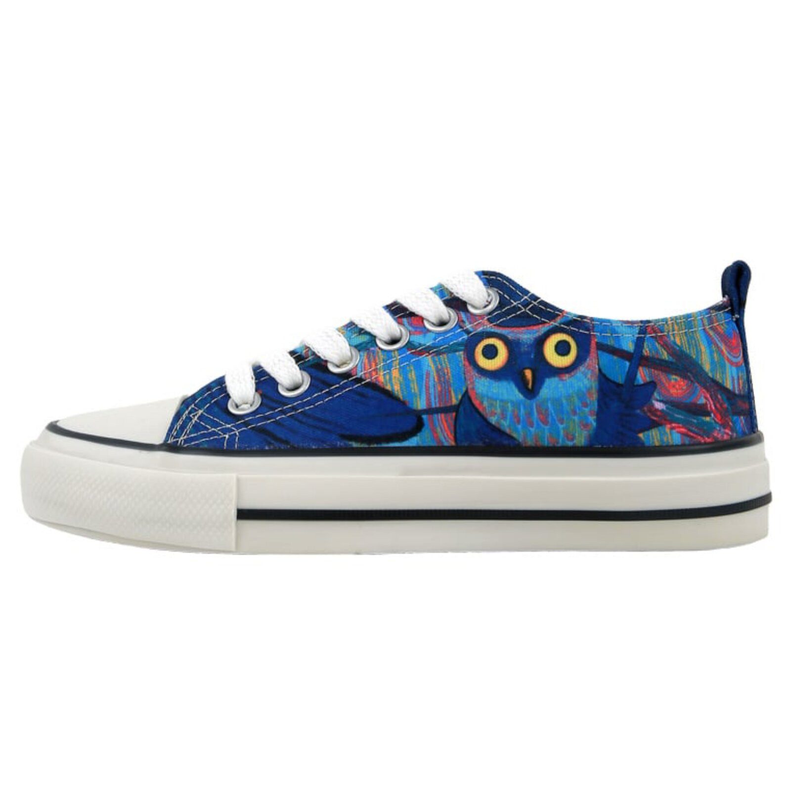 DOGO Liria Low-Top Sneaker Feathers Of The Owl Damen Sneaker Ballerina Handgefertigt
