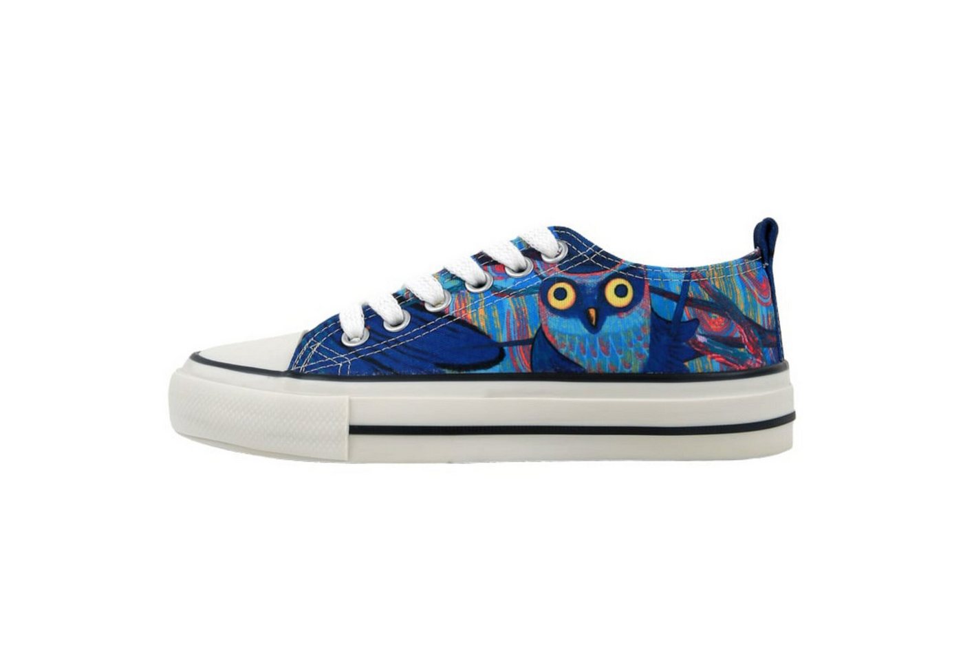 DOGO Liria Low-Top Sneaker Feathers Of The Owl Damen Sneaker Ballerina Handgefertigt