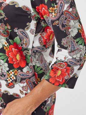 Belli Beaux Bigshirt Schlafkleid atmungsaktiv mit Paisley Muster