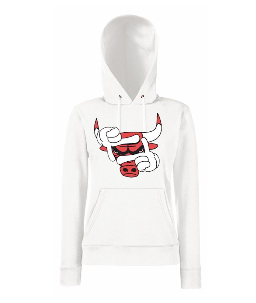 Youth Designz Kapuzenpullover Bulls Damen Hoodie Pullover mit modischem Sport Logo