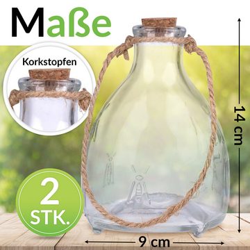 Oramics Lebendfalle 8x Glas Wespenfalle Wespen Hornissen Abwehr Lebendfalle Wespenfänger, Lebendfalle als Wespenabwehr für Balkon, Garten und Terrasse