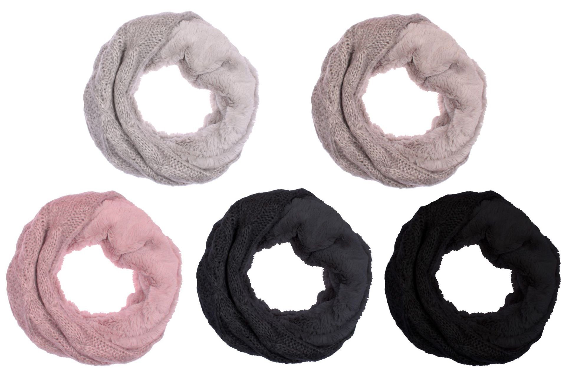 Antonio Schal Winter Damen Loop Schal » Loopschal mit Wendemöglichkeit, (Ei günstig online kaufen