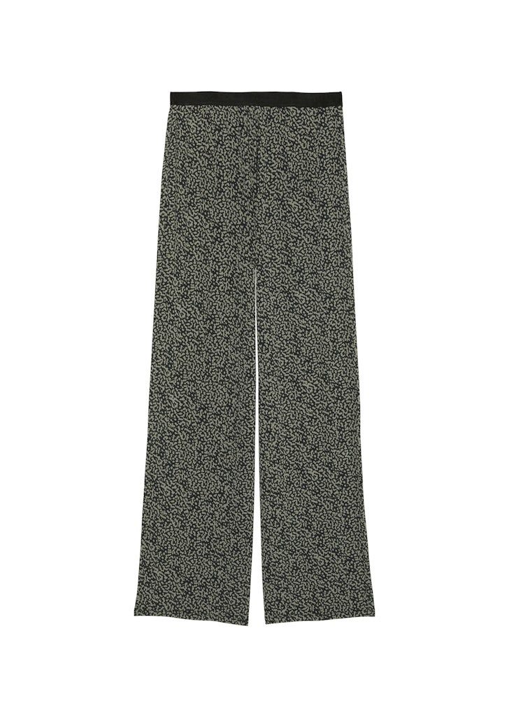 3/4-Hose Marc O' Polo Women / Da.Casual-Hose / Jersey pants, wide leg, AOP