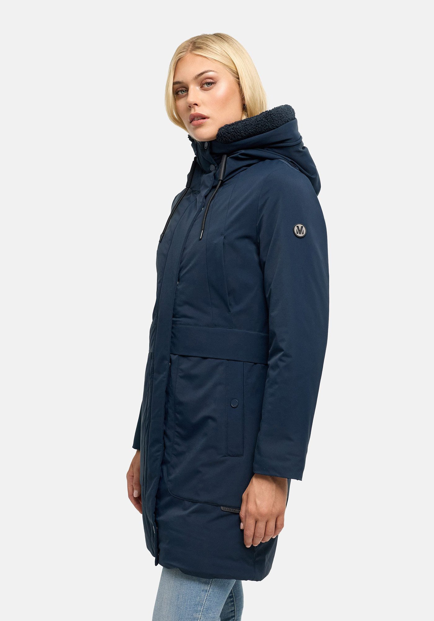 Marikoo Parka Pakaami Winterparka mit Kapuze, Teddyfutter, aufgesetzten Taschen – Bild 2 von 5