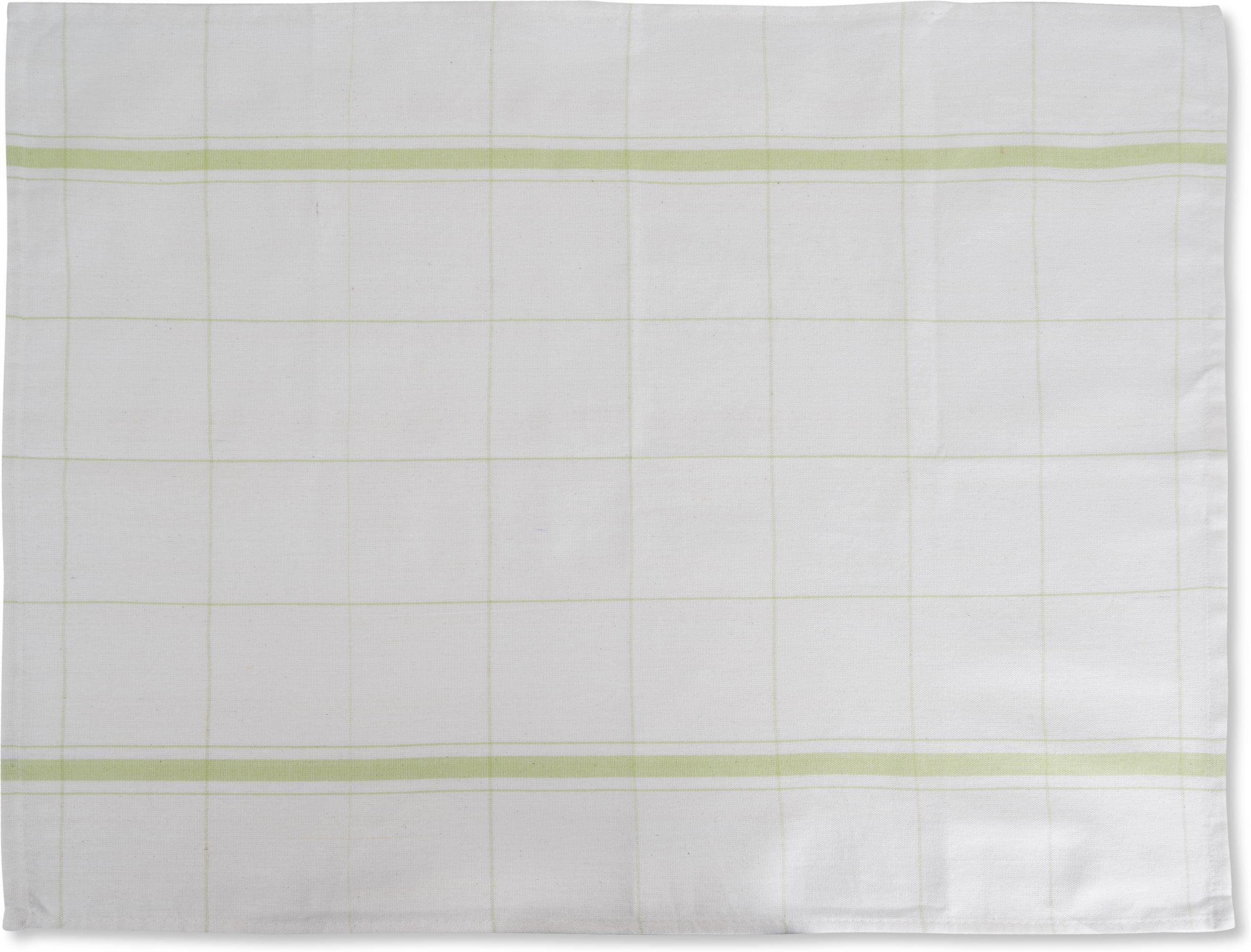 Aspero Geschirrtuch Geschirrtücher kariert Geschirrhandtücher (10er Küchentücher aus Pack), Grün Baumwolle, 100
