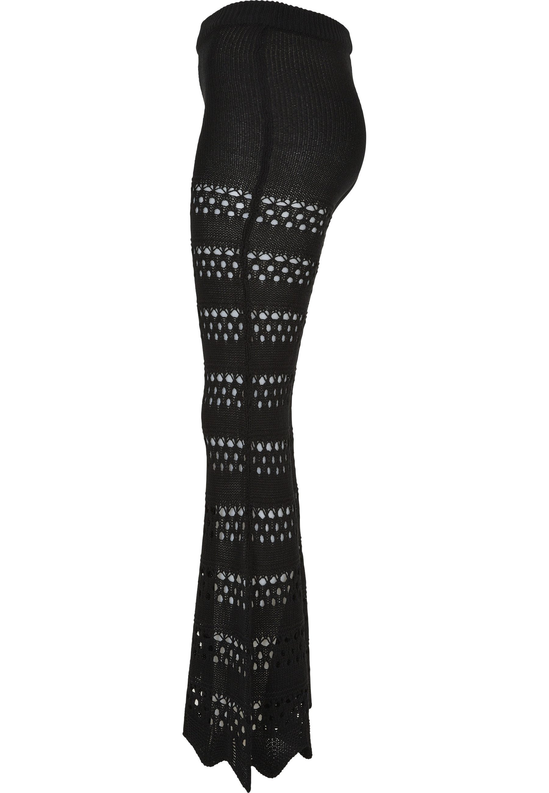 URBAN CLASSICS Leggings Urban Classics Damen Ladies Flared Crochet Knit Leg günstig online kaufen