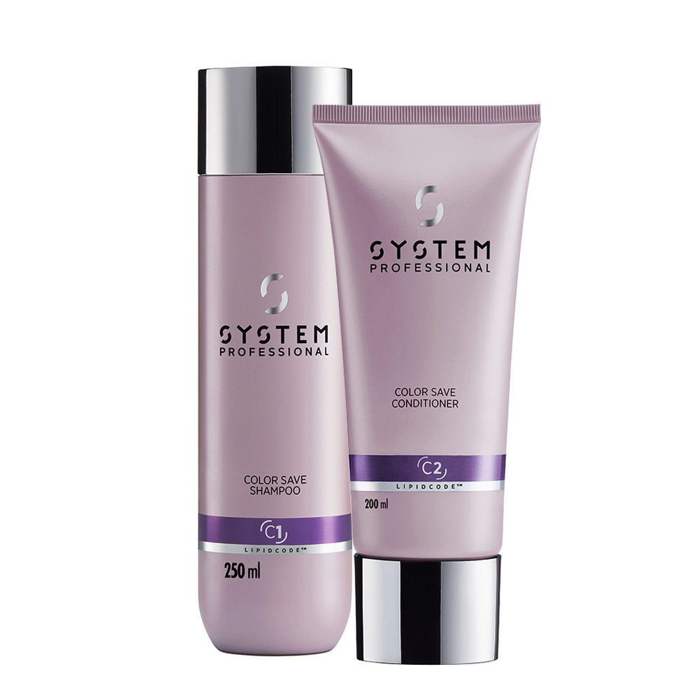 System Professional Haarpflege-Set System Professional Color Save Set – C1 Shampoo + C2 Conditioner, 2-tlg., Color Save, reichhaltig