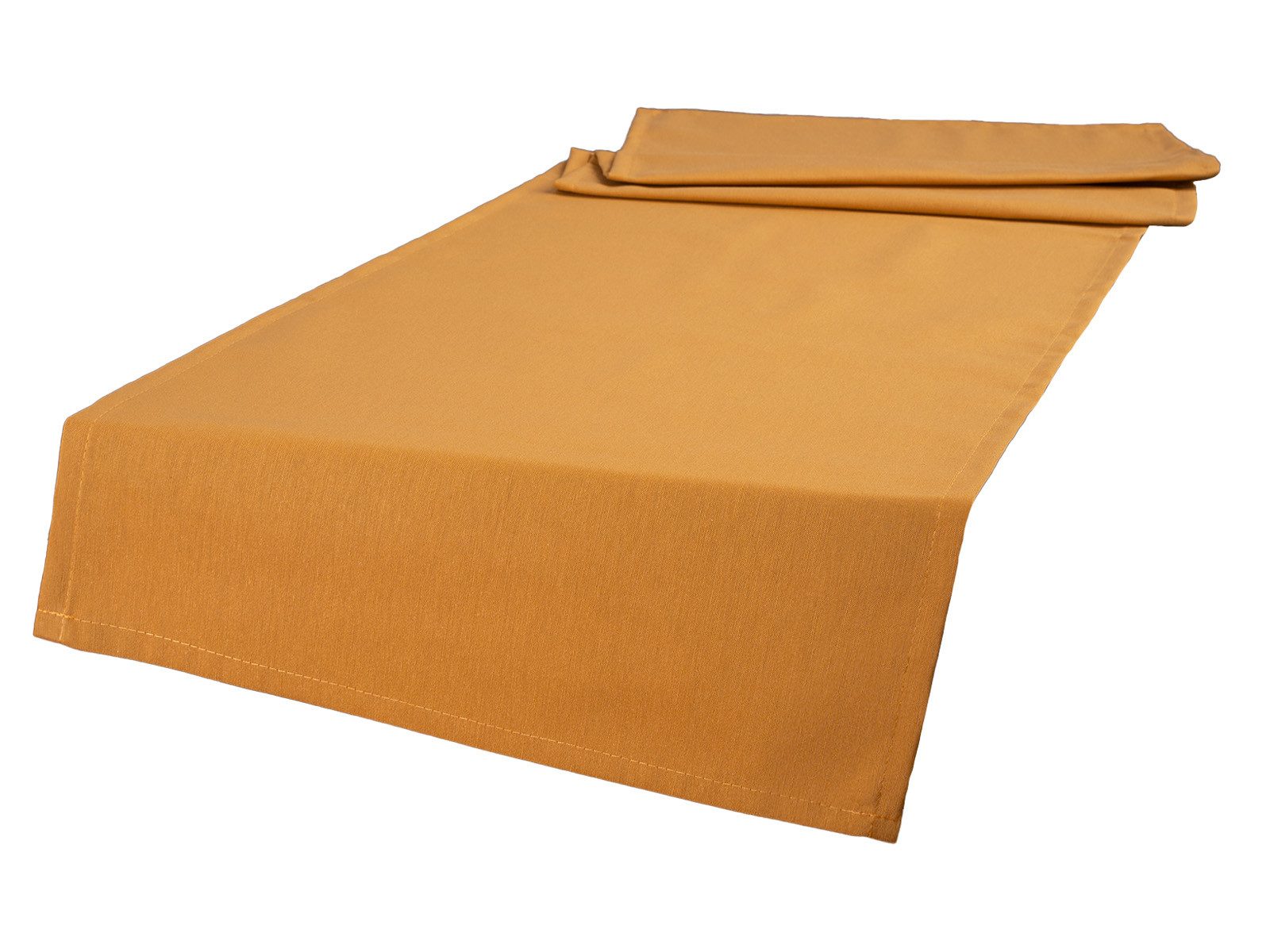 beties Tischläufer Wunschton (1-tlg, 1 Stück Tischläufer), Tischläufer ca. 40x130 cm, unifarben, einfarbig safran-gelb