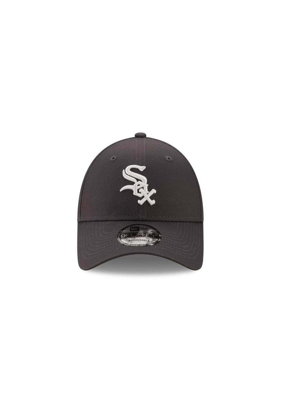 New Era Baseball Cap Chicago White Sox MLB League Essential Grey White 9Forty Adjustable Ca (1-St)
