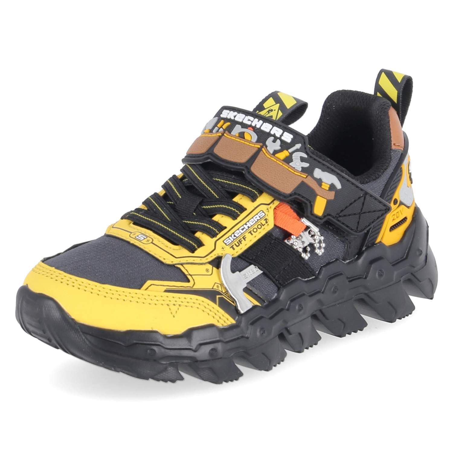 Skechers Skechers 402130L YLBK Jungen Textil & Synthetik gelb Slipper