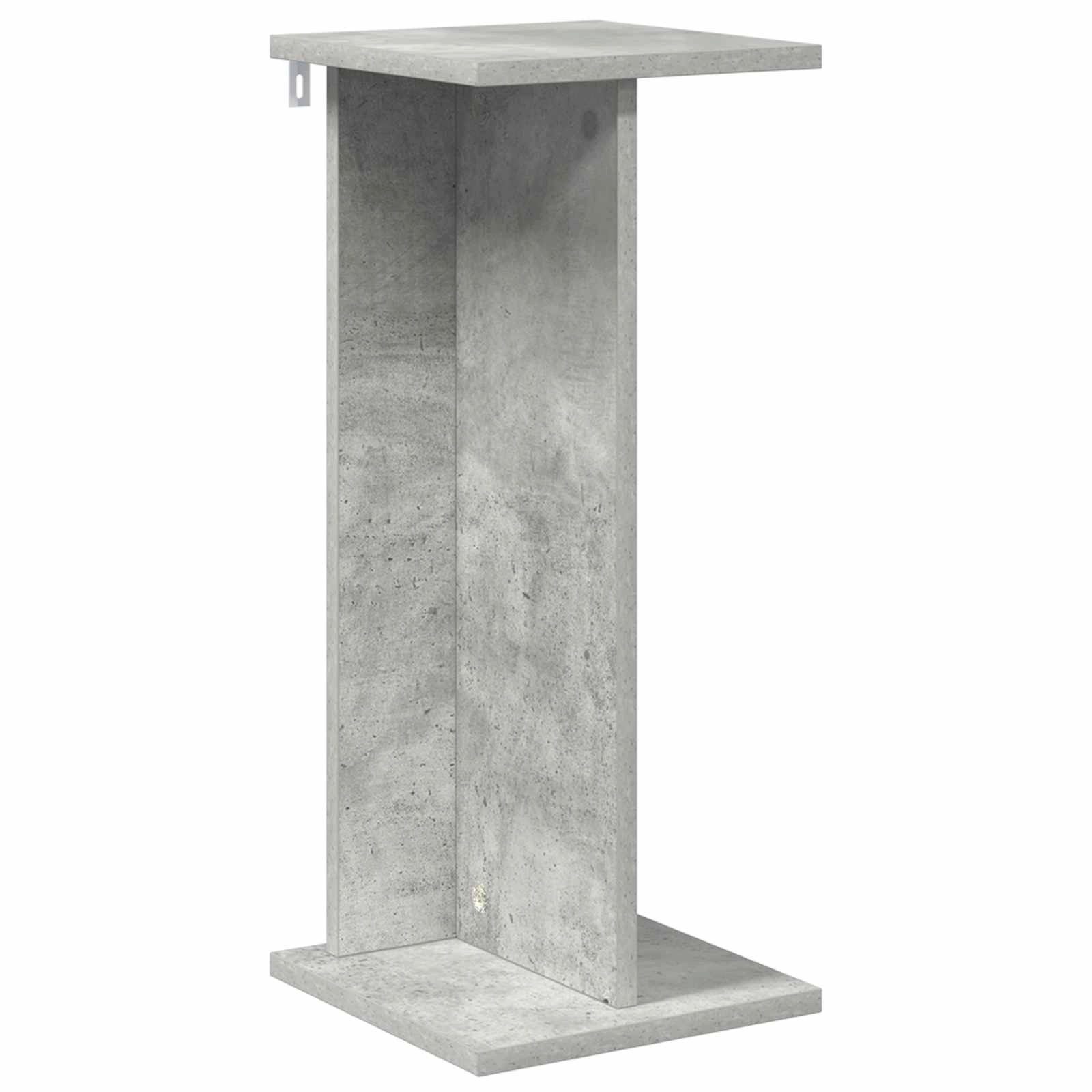 vidaXL Blumenständer Pflanzenständer Betongrau 25 x 25,5 x 60,5 cm Holzwerkstoff (1 St)