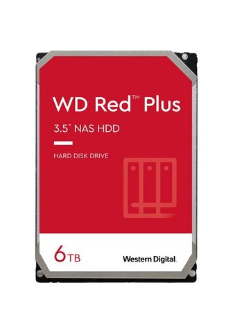 Western Digital WD Red Plus 6TB HDD-NAS-Festplatte (6T...