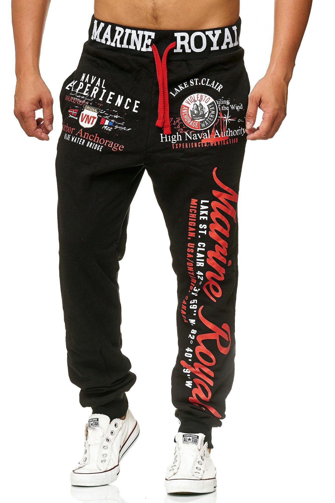 L.gonline Jogginghose Herren JoggingHOSE lang, Trainingshose Baumwolle, Spo günstig online kaufen