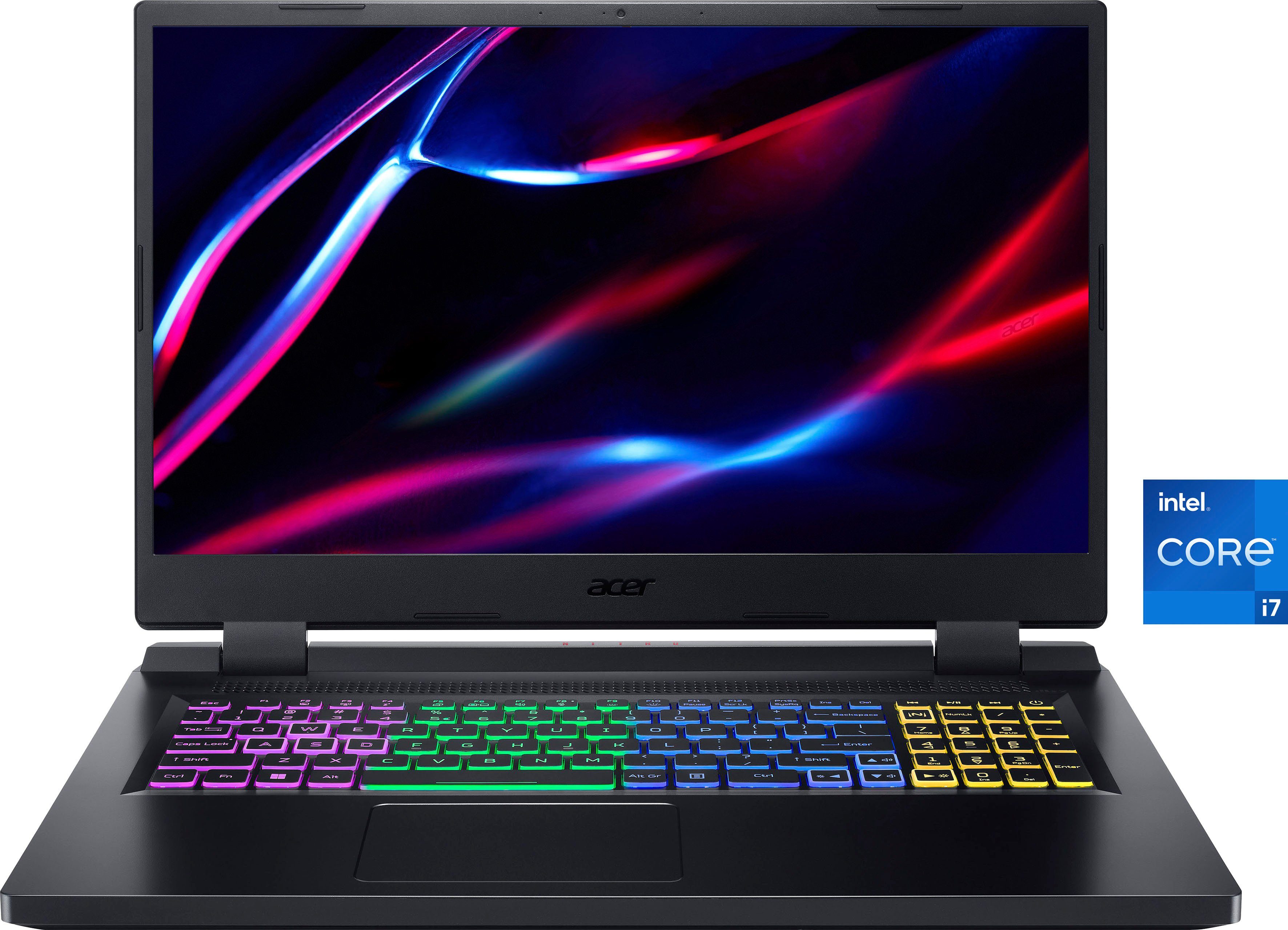 Acer Nitro 5 AN517-55-738R Gaming-Notebook (43,94 cm/17,3 Zoll, Intel Core  i7 12700H, GeForce RTX 3060, 512 GB SSD)