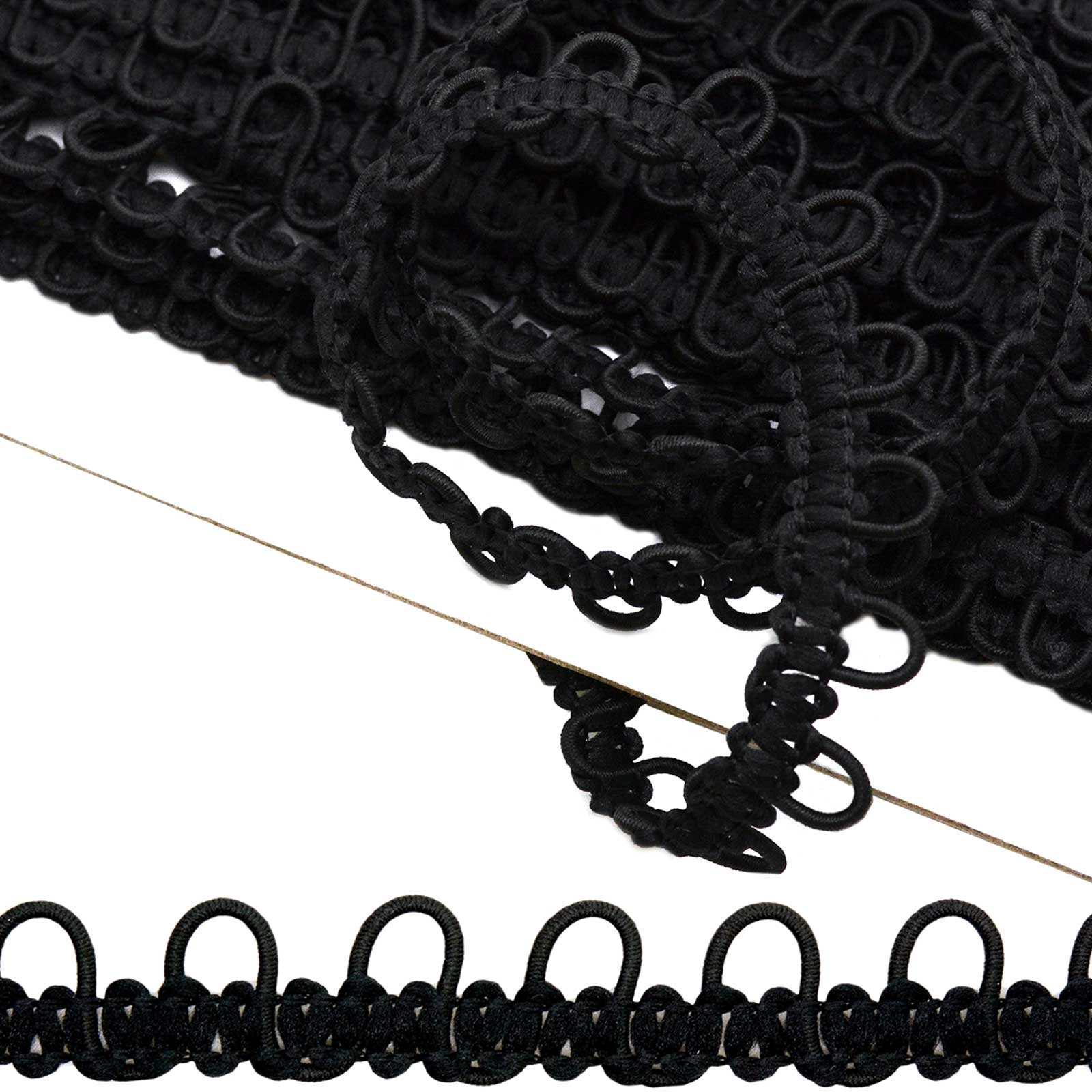 maDDma Stoffösen 2m Schlingenband Ösen-Band Schlingen-Borte m. elastisch Ös günstig online kaufen