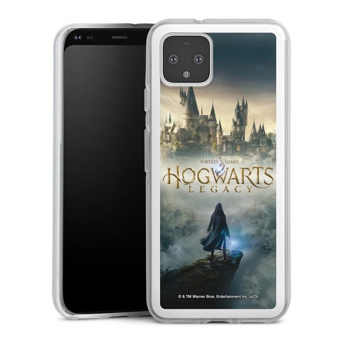 DeinDesign Handyhülle Hogwarts Legacy Offizielles Lizenzprodukt Harry Potter Hogwarts Legacy Google Pixel 4 Silikon Hülle Bumper Case Handy Schutzhülle