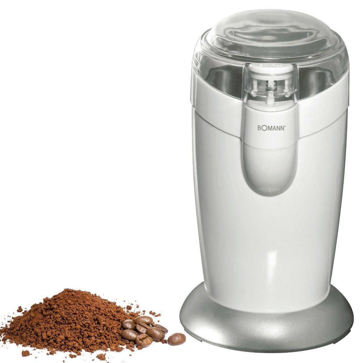elektrische Kaffeemühle Kaffeemühle Edelstahlschlagmesser mit CB, 446 KSW BOMANN