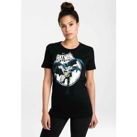 LOGOSHIRT T-Shirt Batman - Fullmoon mit lizenzierten Originaldesign